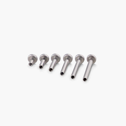 16g Internal Flat Back Disc Steel Labret Post — Version 2 — Price Per 1