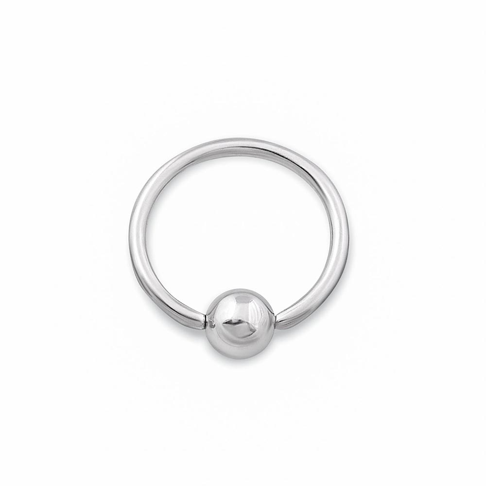 18g Stainless Steel Captive Bead Ring — Price Per 1