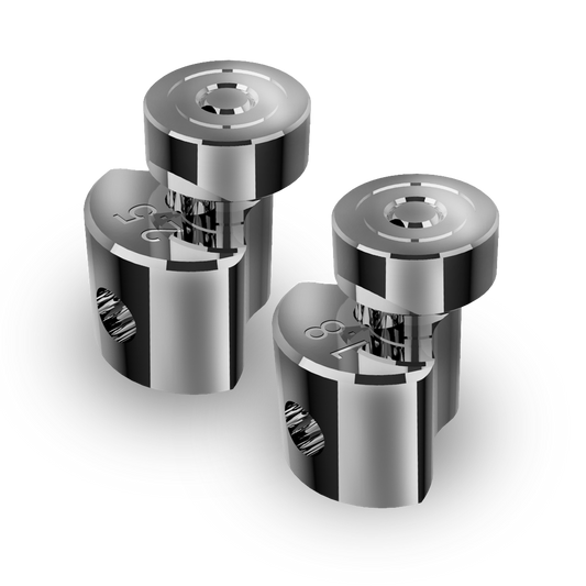 Xion S Stroke Wheels Pack 1.8 & 2.5mm - Monster Steel