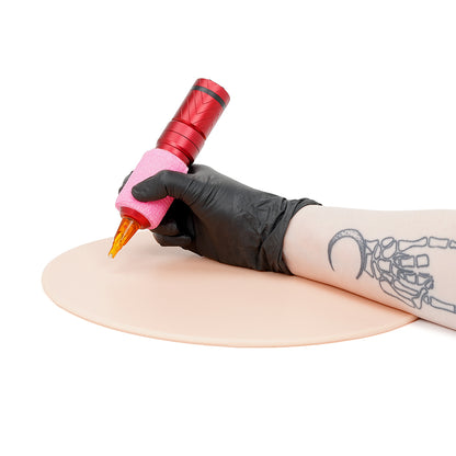 APOF Tattooable Synthetic Round Canvas - 12” Diameter - Monster Steel