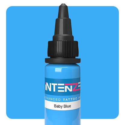 Intenze Tattoo Ink - Baby Blue - Pick Size - Monster Steel