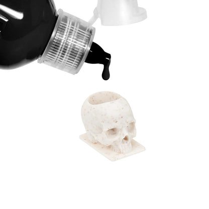 Saferly Skull Ink Caps — Size #16 (Large) — Bag of 200 - Monster Steel