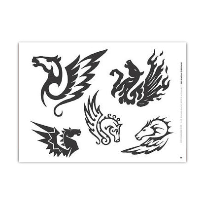 Tattoo Professionist #03 — Tribal Animals — Softcover Book - Monster Steel