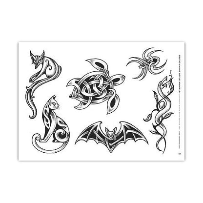 Tattoo Professionist #03 — Tribal Animals — Softcover Book - Monster Steel