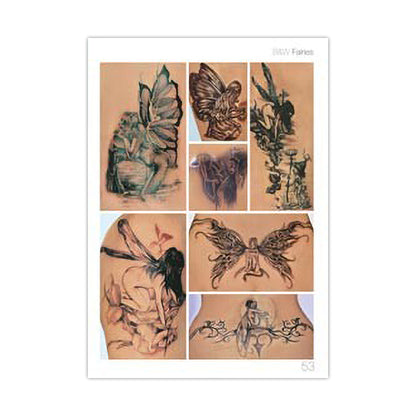 Tattoo Photos Book #1 — Angels and Fairies  — Softcover Book - Monster Steel