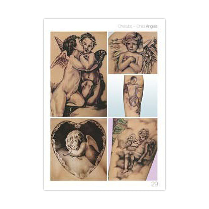 Tattoo Photos Book #1 — Angels and Fairies  — Softcover Book - Monster Steel