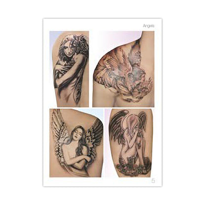 Tattoo Photos Book #1 — Angels and Fairies  — Softcover Book - Monster Steel