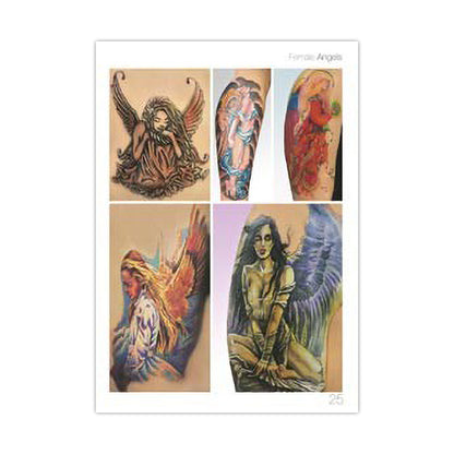 Tattoo Photos Book #1 — Angels and Fairies  — Softcover Book - Monster Steel