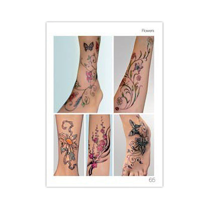 Tattoo Book of Flowers and Roses — Softcover Book - Monster Steel