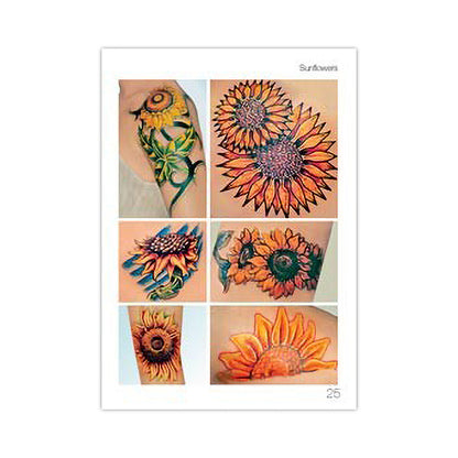 Tattoo Book of Flowers and Roses — Softcover Book - Monster Steel