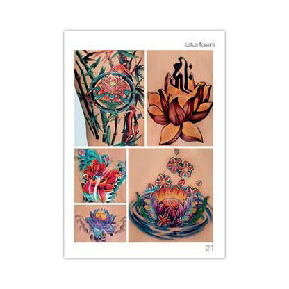 Tattoo Book of Flowers and Roses — Softcover Book - Monster Steel