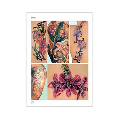 Tattoo Book of Flowers and Roses — Softcover Book - Monster Steel