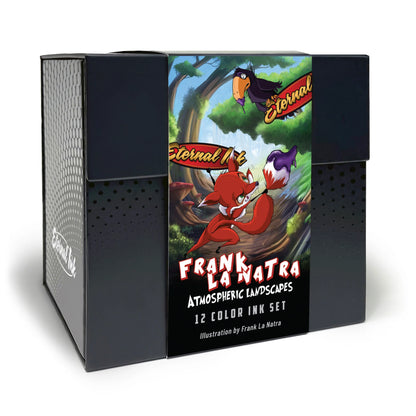 Eternal Tattoo Ink - Frank La Natra Atmospheric Landscapes Set of 12 - 1oz Bottles - Monster Steel