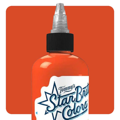 StarBrite Sterilized Tattoo Ink | Brite Orange - Monster Steel