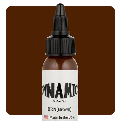 Dynamic Tattoo Ink | Brown | 1 oz - Monster Steel