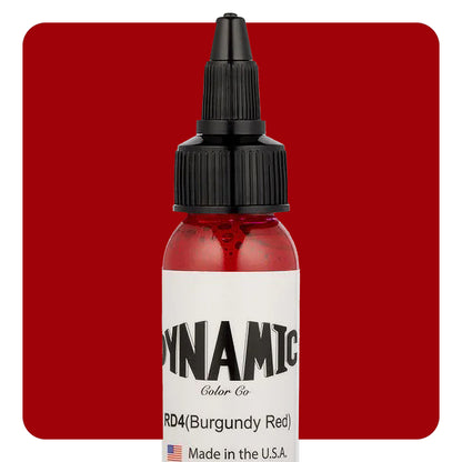 Dynamic Tattoo Ink | Burgundy Red | 1 oz - Monster Steel