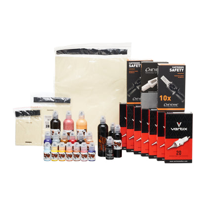 Closeout Tattoo Practice Kit - Monster Steel