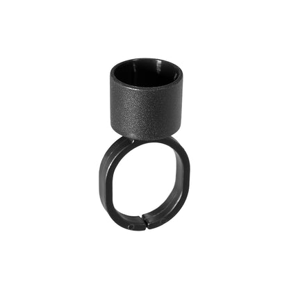 Bag of 50 Cosmetic Ink Cup Holder Finger Ring - Monster Steel