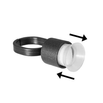 Bag of 50 Cosmetic Ink Cup Holder Finger Ring - Monster Steel