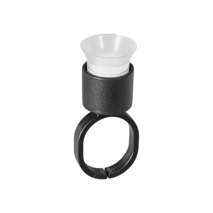 Bag of 50 Cosmetic Ink Cup Holder Finger Ring - Monster Steel