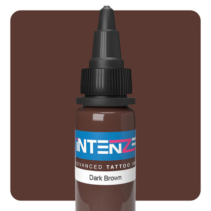 Intenze Tattoo Ink - Dark Brown - Pick Size - Monster Steel