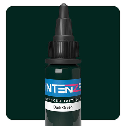 Intenze Tattoo Ink - Dark Green - Pick Size - Monster Steel