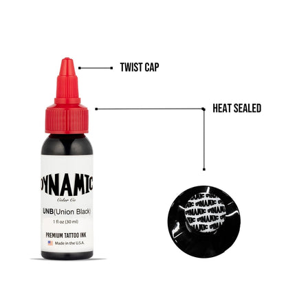 Dynamic Union Black Tattoo Ink 1oz - 04