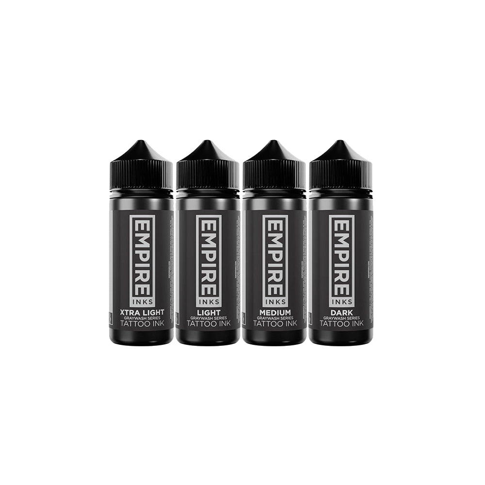 Empire Ink | Graywash Series | 4-Stage Graywash Set | Pick Size
