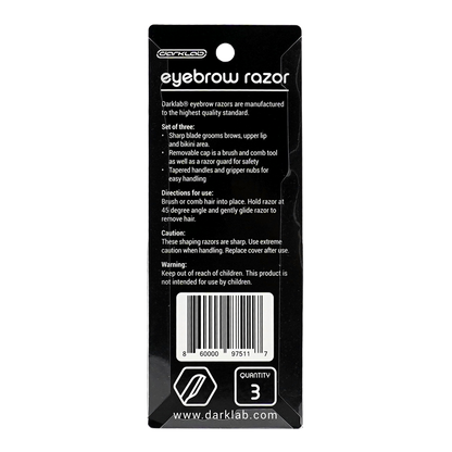 Eyebrow Razor (3 pack) - Monster Steel