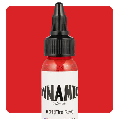 Dynamic Tattoo Ink | Fire red | 1 oz - Monster Steel