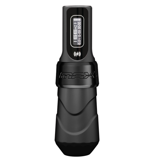 FK Irons Flux Max Tattoo Machine with 1 PowerBolt 2.0 — Pick Color and Stroke Length - Monster Steel