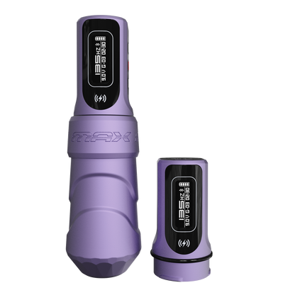 FK Irons Flux Max Tattoo Machine with 2 PowerBolt 2.0 — Special Edition Kawaii Series — 4.0mm Stroke - Monster Steel