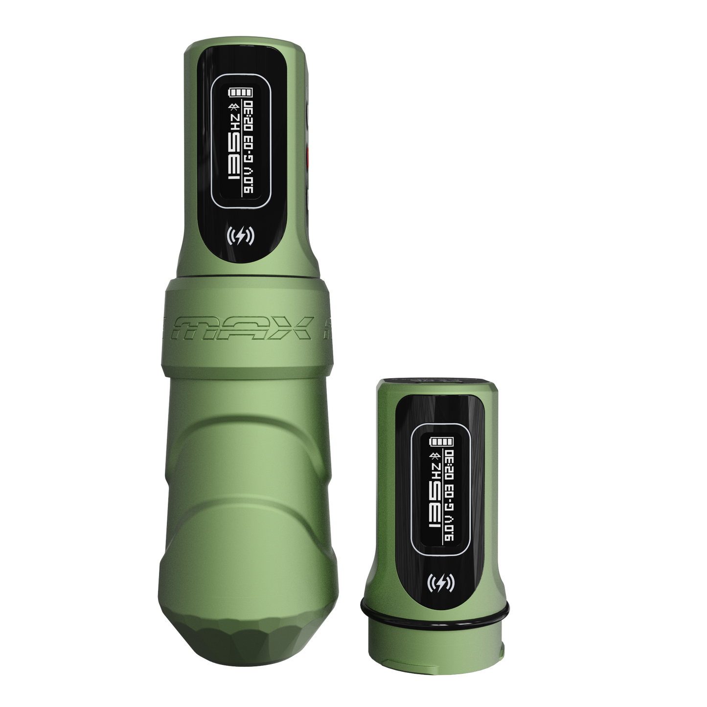 FK Irons Flux Max Tattoo Machine with 2 PowerBolt 2.0 — Special Edition Kawaii Series — 4.0mm Stroke - Monster Steel