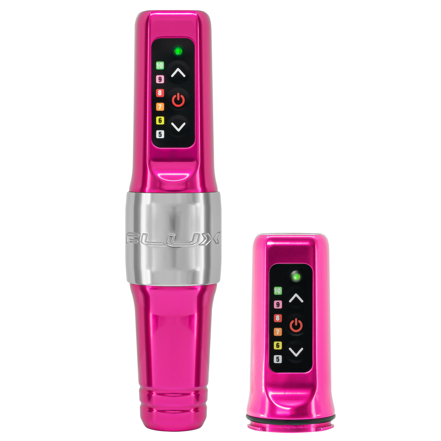 Microbeau Flux Mini Permanent Makeup Machine with 2 Battery Packs- 2.5mm - Monster Steel