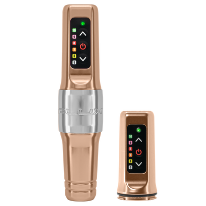 Microbeau Flux Mini Permanent Makeup Machine with 2 Battery Packs- 3.0mm - Monster Steel