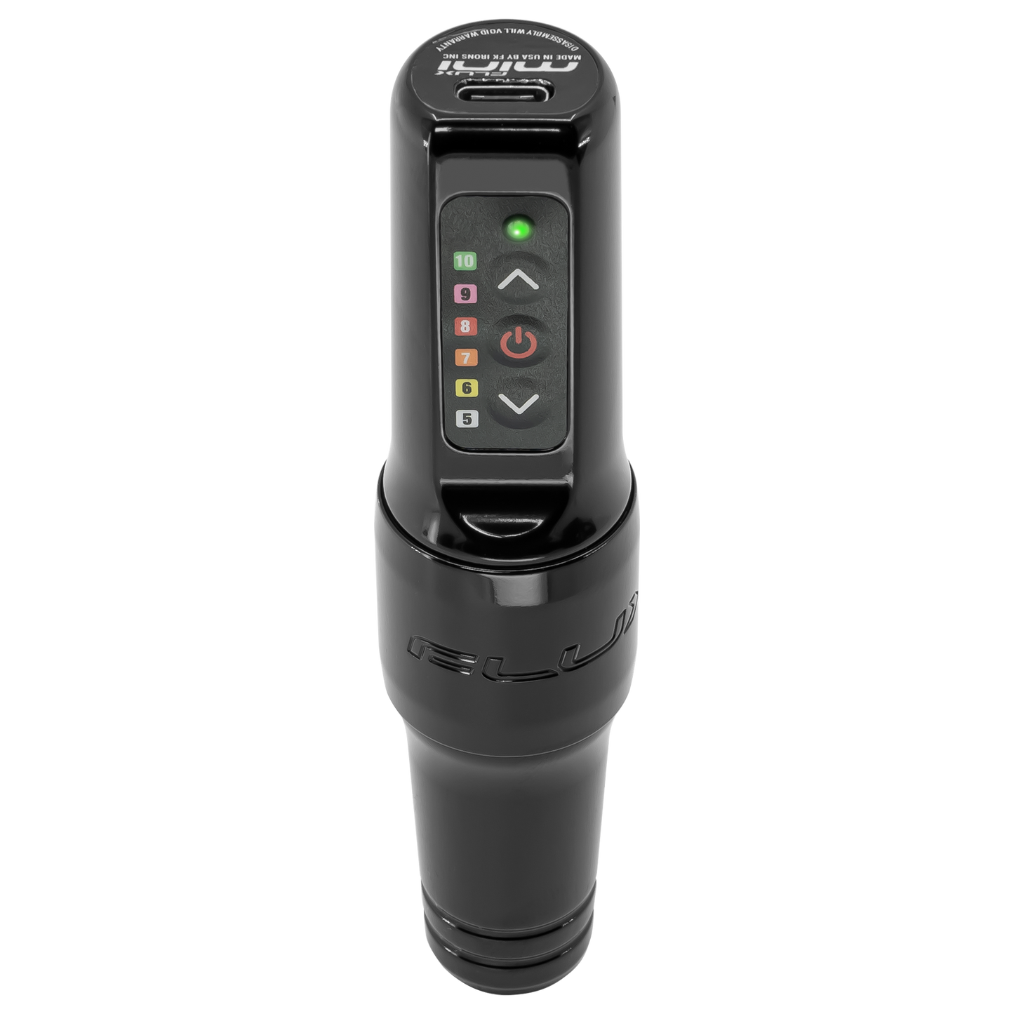 Microbeau Flux Mini Permanent Makeup Machine with 2 Battery Packs- 2.5mm - Monster Steel