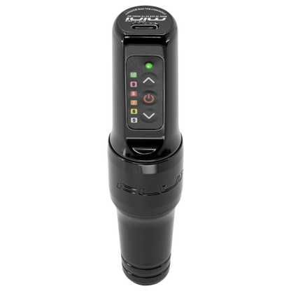 Microbeau Flux Mini Permanent Makeup Machine with 2 Battery Packs- 3.0mm - Monster Steel