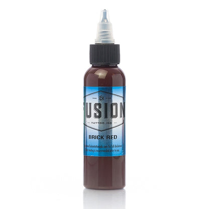 Fusion Tattoo Ink | Brick Red  | 1 oz - Monster Steel