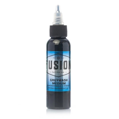 Fusion Tattoo Ink — Greywash Medium — Pick Size - Monster Steel