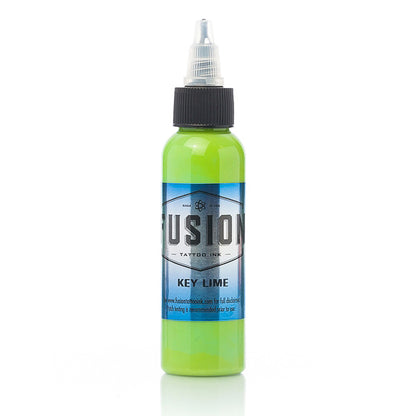 Fusion Tattoo Ink | Key Lime | 1 oz - Monster Steel