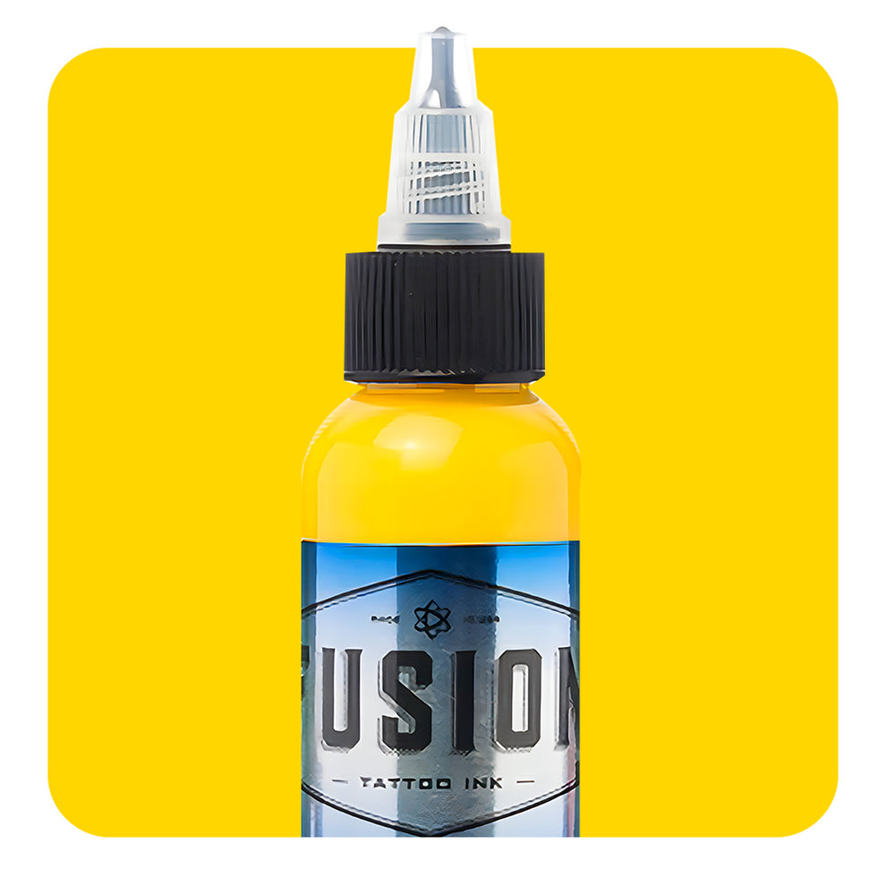 Fusion Tattoo Ink Mixing Yellow 1 oz Monster Steel