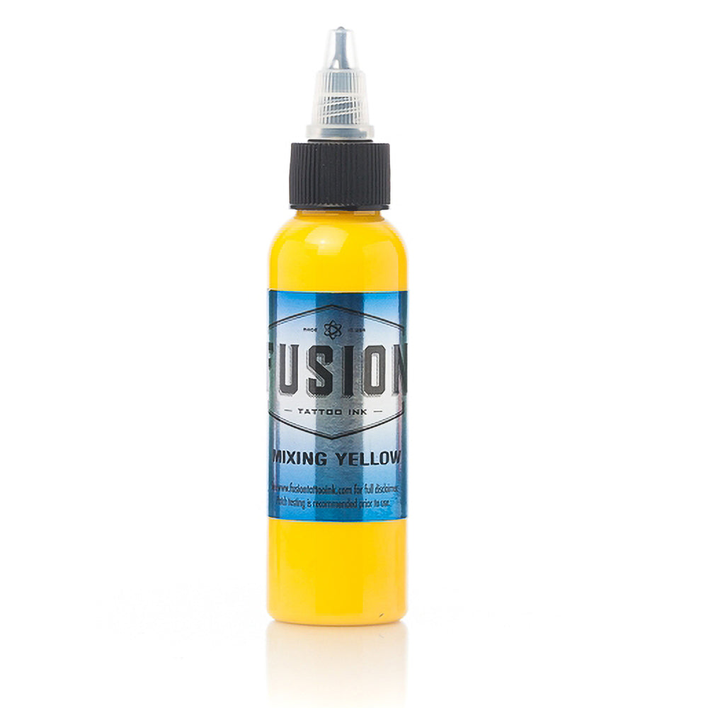 Fusion Tattoo Ink Mixing Yellow 1 oz Monster Steel