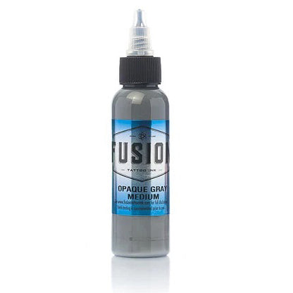 Fusion Tattoo Ink | Opaque Gray Medium - Monster Steel