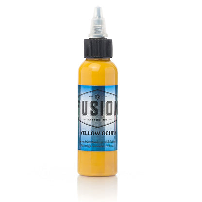 Fusion Tattoo Ink | Yellow Ochre | 1 oz - Monster Steel