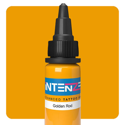 Intenze Tattoo Ink - Golden Rod - Pick Size - Monster Steel