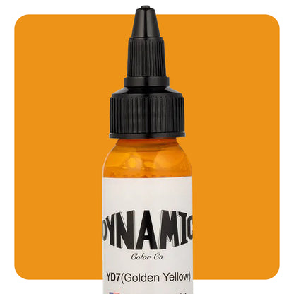 Dynamic Tattoo Ink | Golden Yellow | 1 oz - Monster Steel