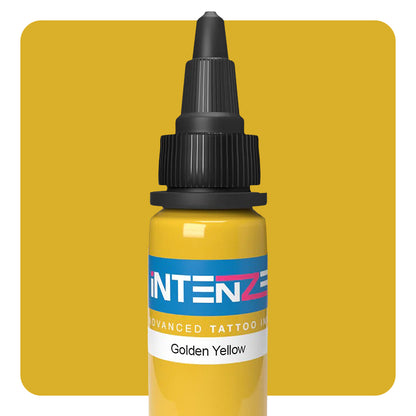 Intenze Tattoo Ink - Golden Yellow - Pick Size - Monster Steel