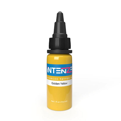 Intenze Tattoo Ink - Golden Yellow - Pick Size - Monster Steel