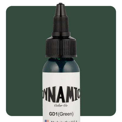 Dynamic Tattoo Ink | Green | 1 oz - Monster Steel
