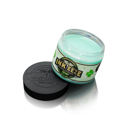 6oz Jar of CBD Glide Tattooing Ointment by INK-EEZE - Monster Steel